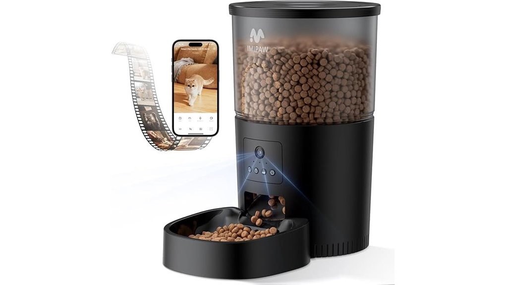 imipaw cat feeder camera