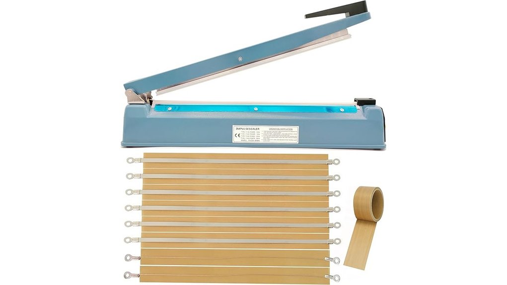 impulse heat sealer 16 for mylar bags