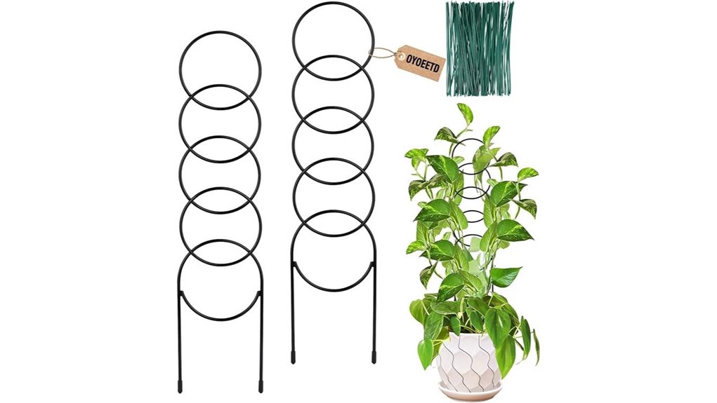 indoor 17 inch metal trellis