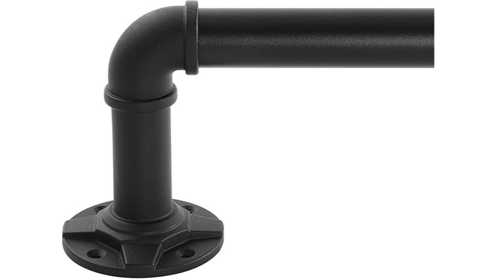 industrial adjustable blackout curtain rod