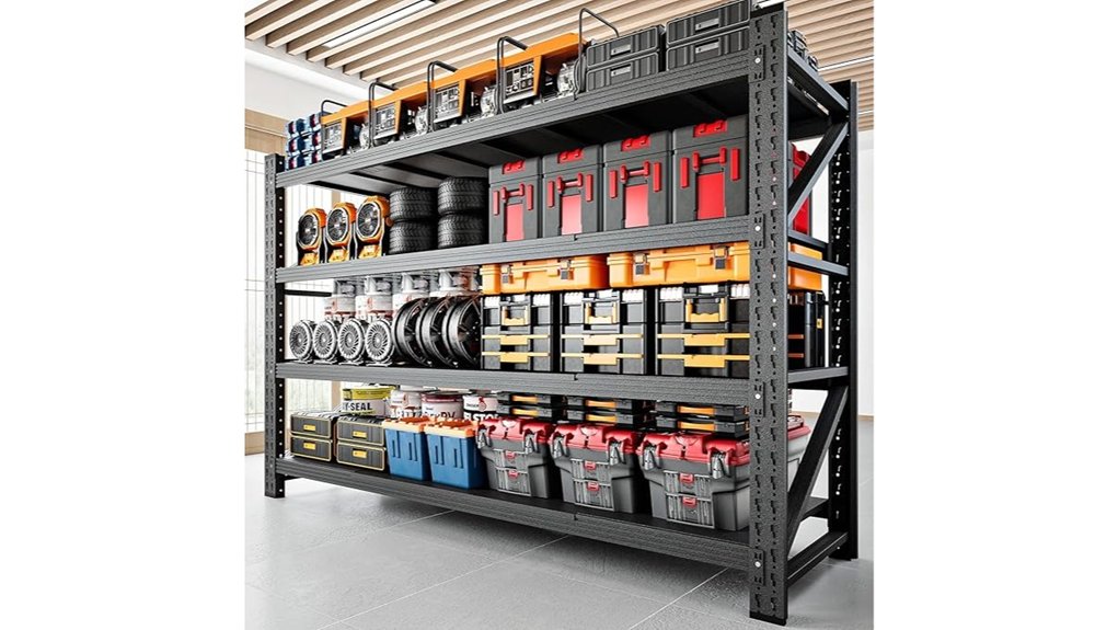 industrial heavy duty storage shelves