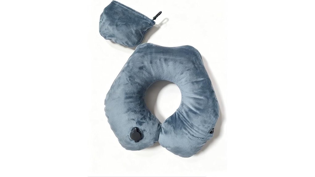 inflatable navy pillow pocket