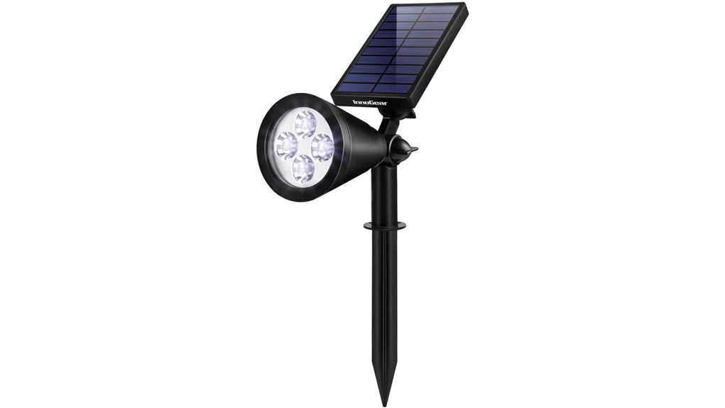 innogear solar outdoor spotlights