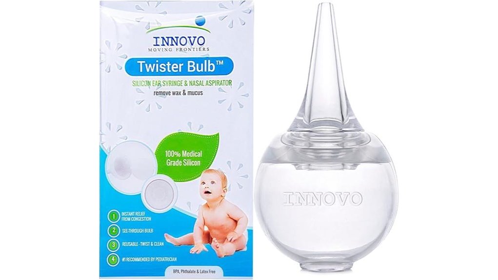 innovo silicone snot syringe