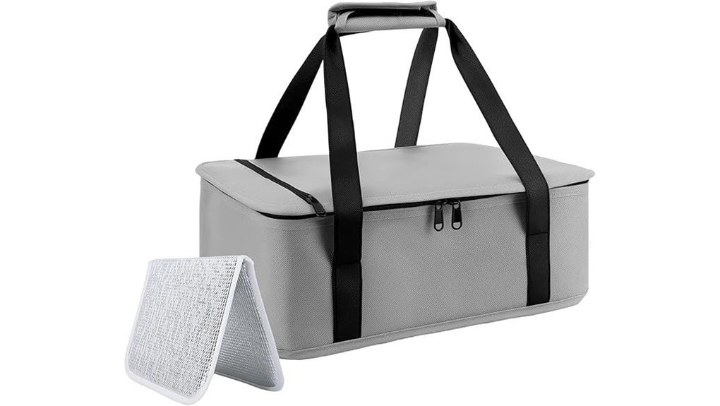 insulated carrier for pans