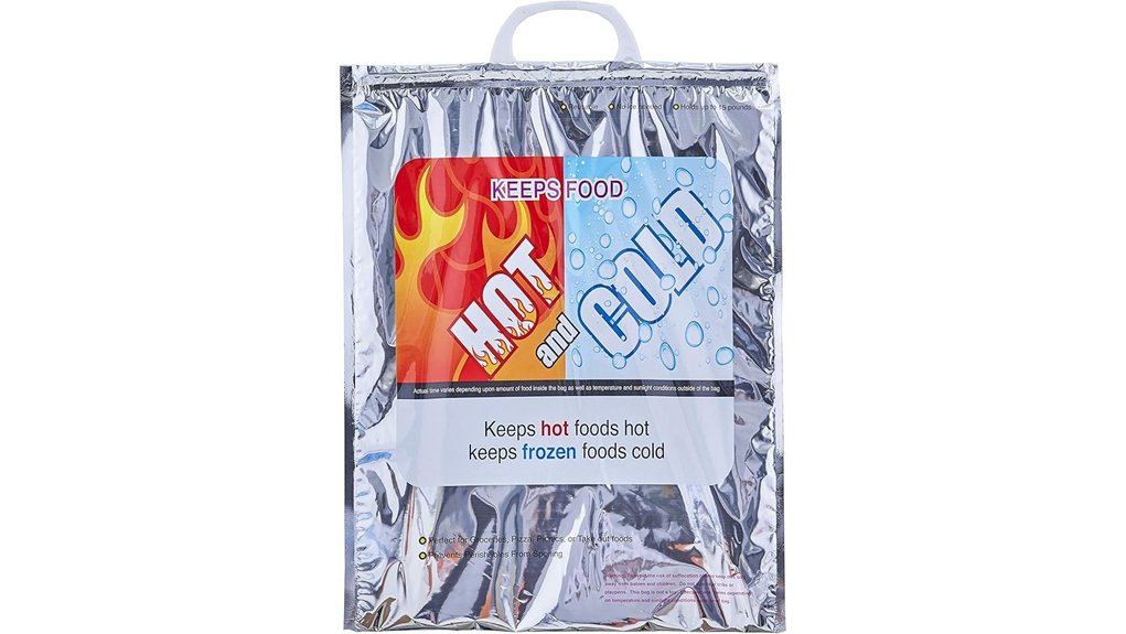 insulated food delivery bag