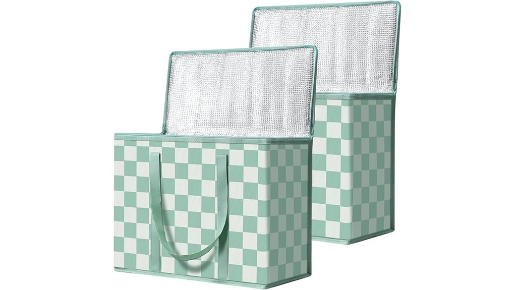 insulated pizza grocery bags