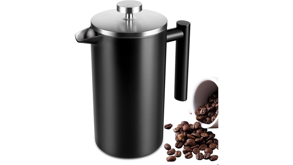 insulated stainless french press