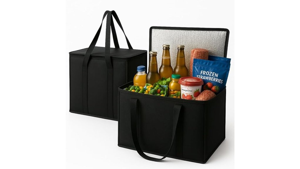 insulated xl grocery totes