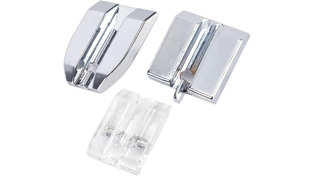 invisible zipper foot set for sewing machine