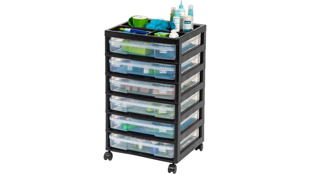 iris 12x12 rolling cart