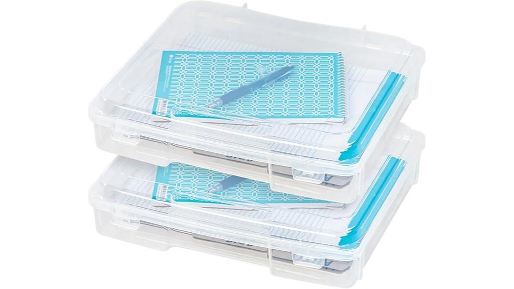 iris 2 pack clear organizer
