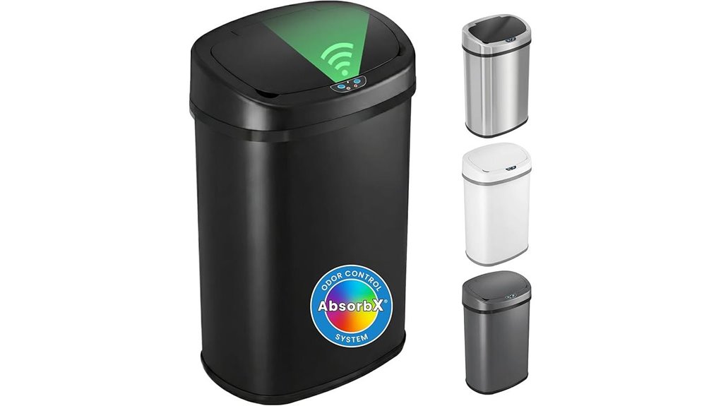 itouchless 13 gallon sensor trash can