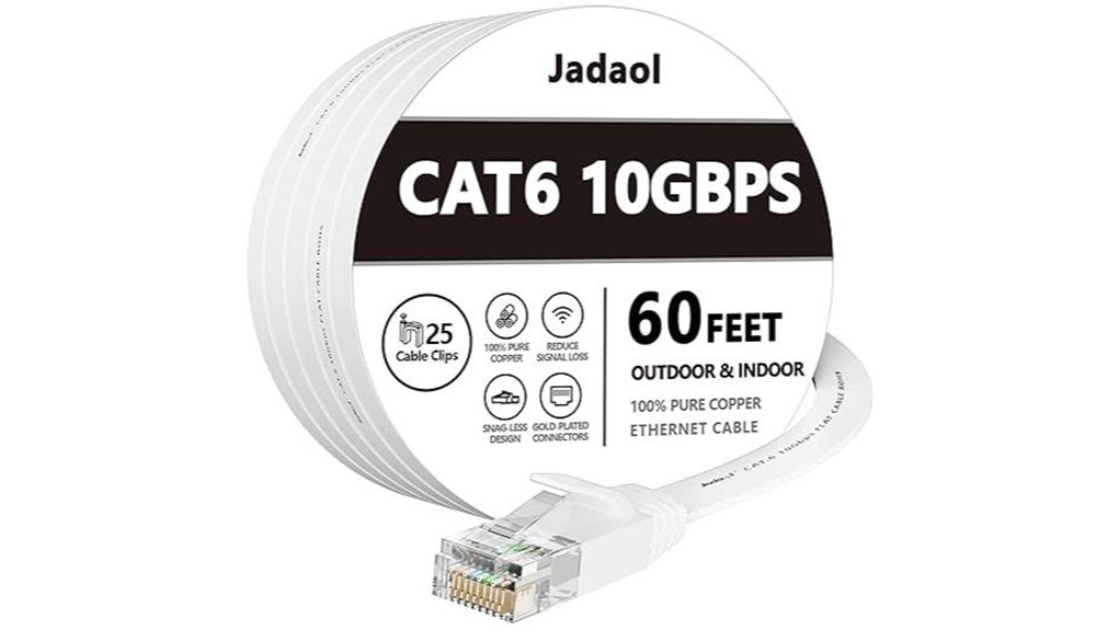 jadaol cat6 60ft cable