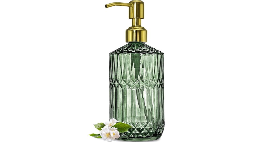 jasai green glass pump