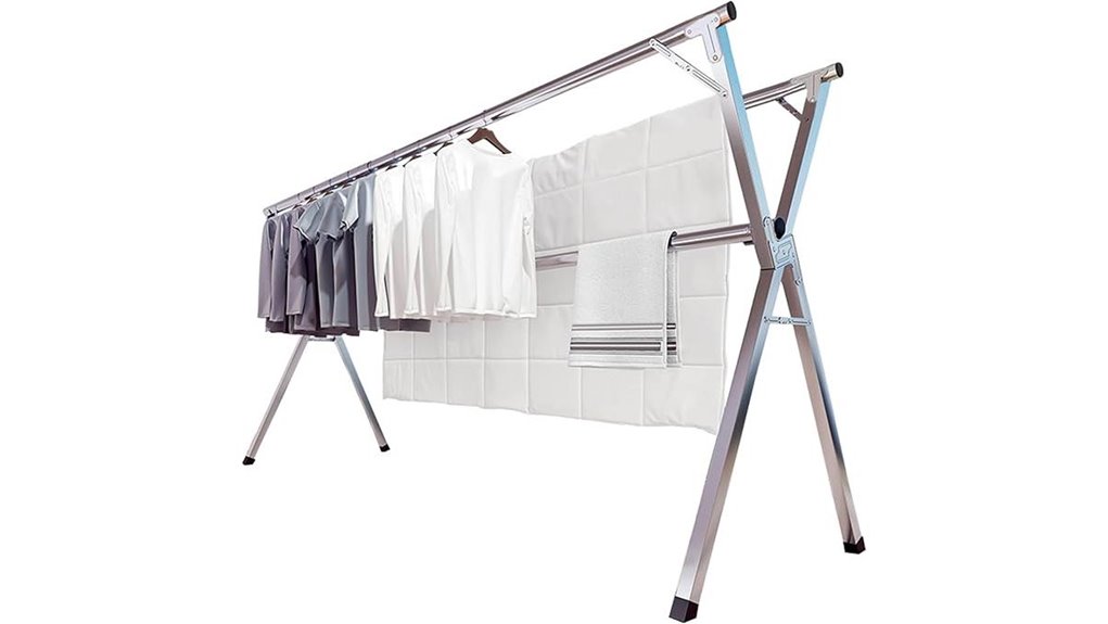 jauree 79 inch foldable drying rack