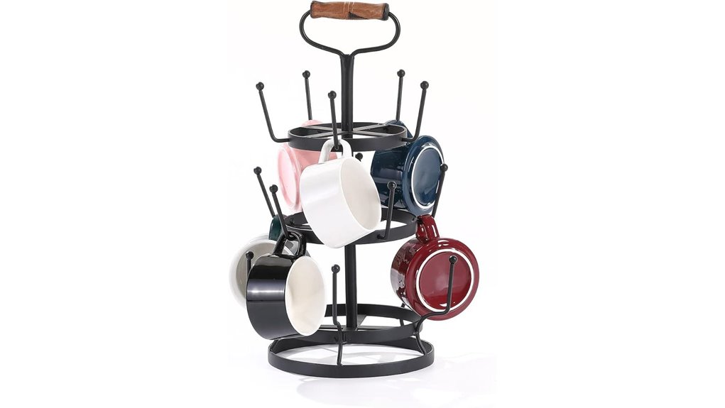 jemeni 15 hook mug stand