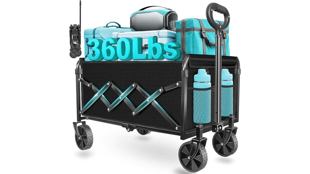 jet black 360lbs cart