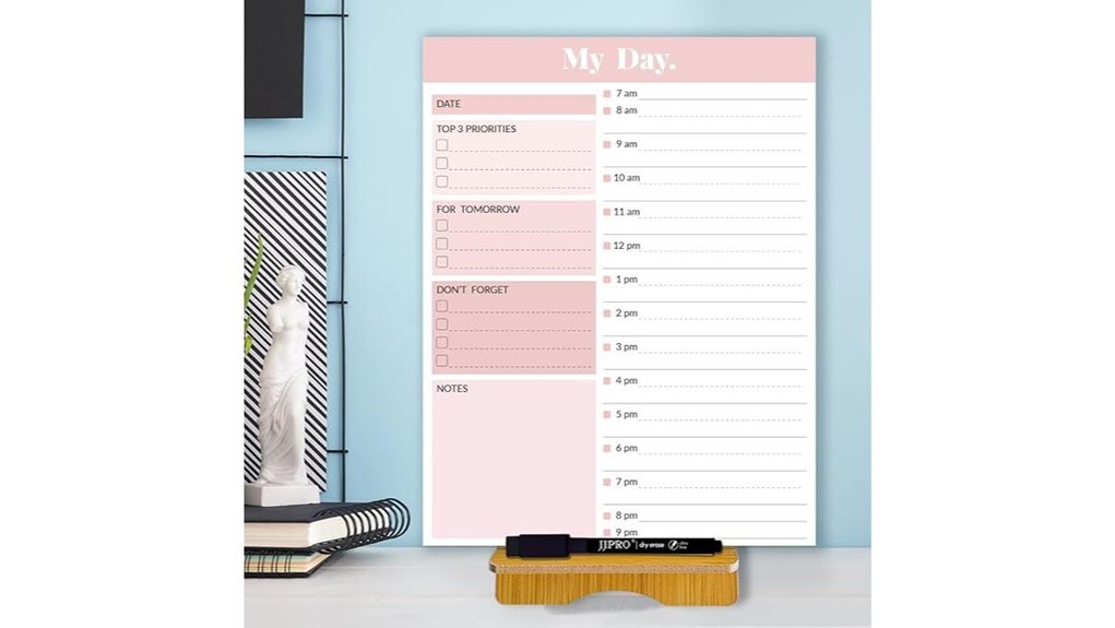 jjpro desktop planner stand