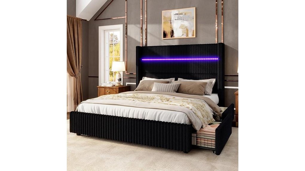 jocisland queen corduroy storage