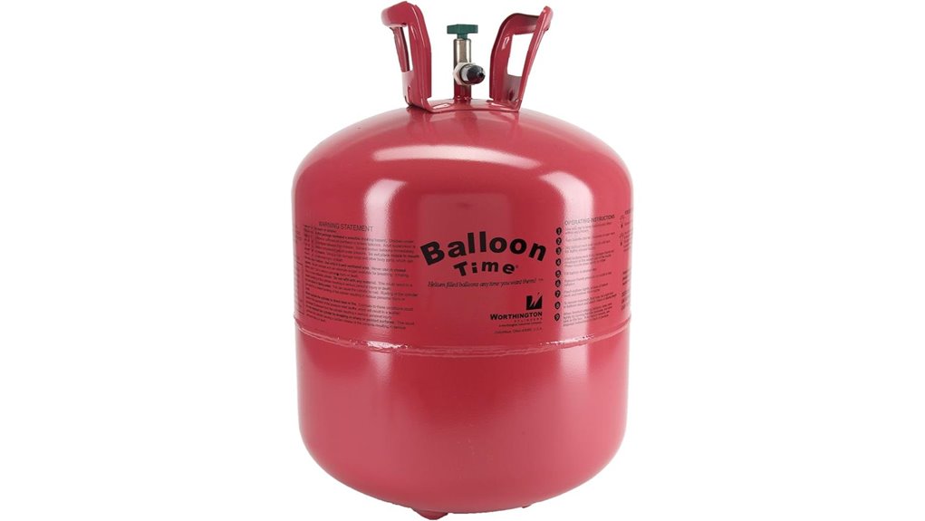 jumbo helium tank with inflator