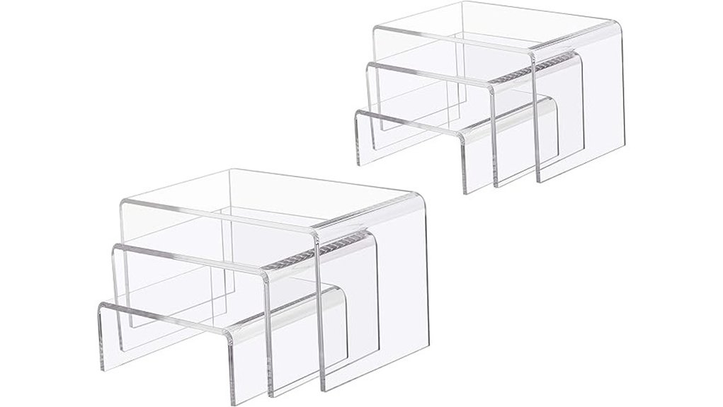 jusalpha acrylic riser display