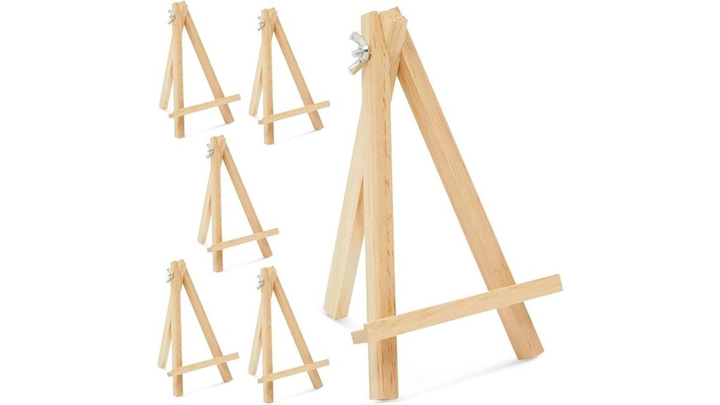 juvale 6 pack mini easel