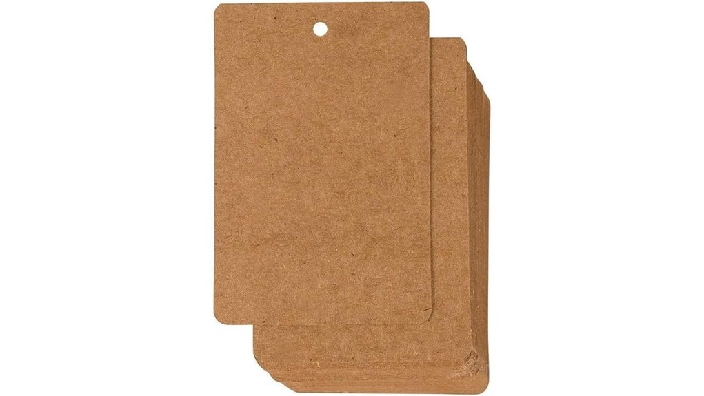 juvale brown 200 count tags