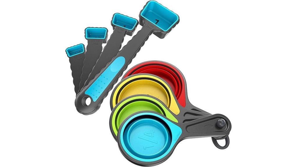 kaptron 8 piece collapsible cups