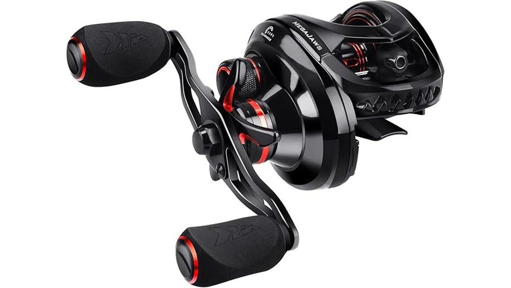 kastking megajaws elite baitcasting reel