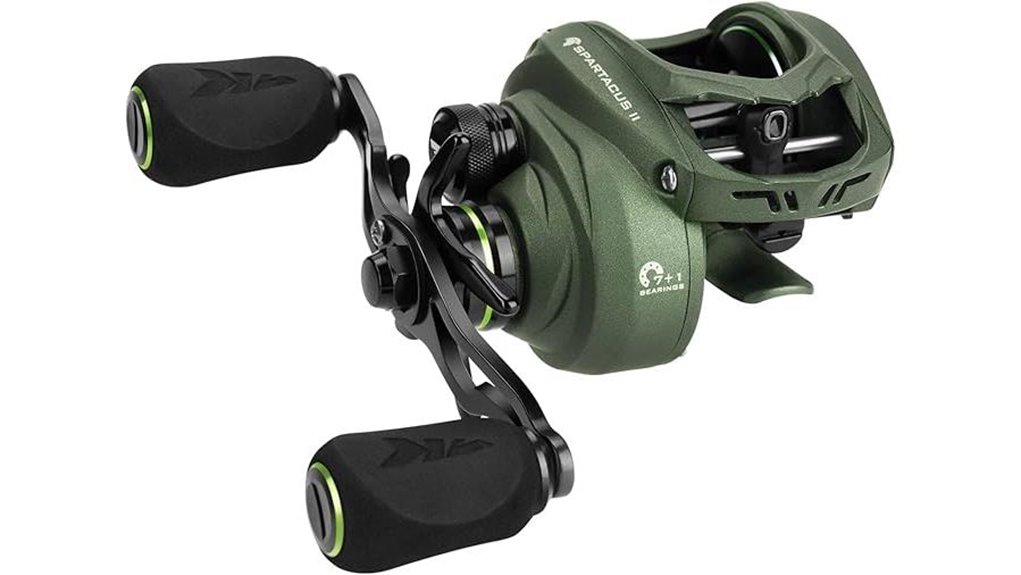 kastking spartacus ii ultralight baitcasting