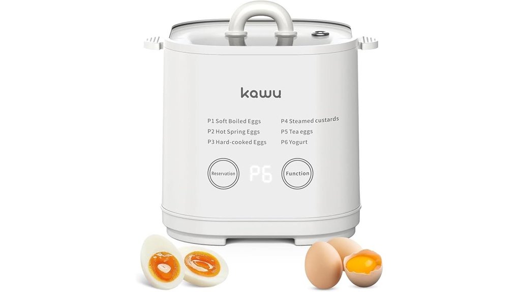 kawu 6 in 1 electric poacher