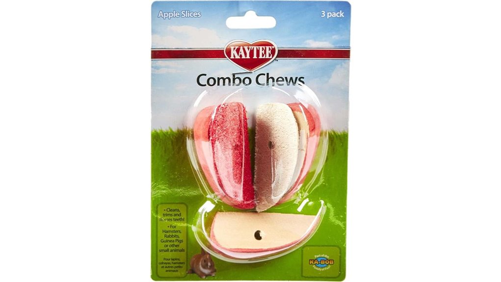 kaytee apple slices chew pack