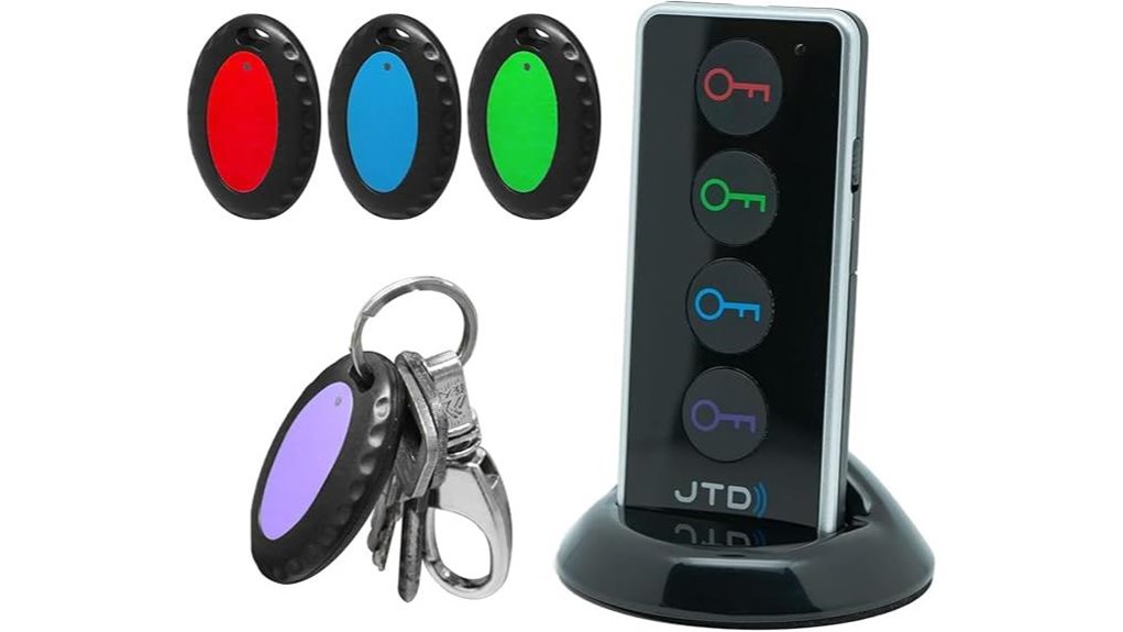 key finder with four receivers