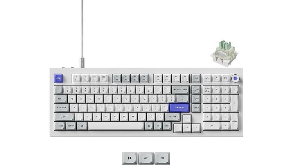 keychron q5 white gaming