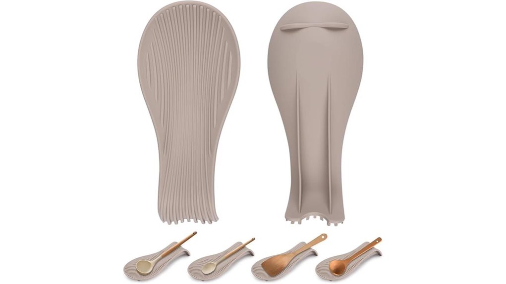 khaki heat resistant silicone rest