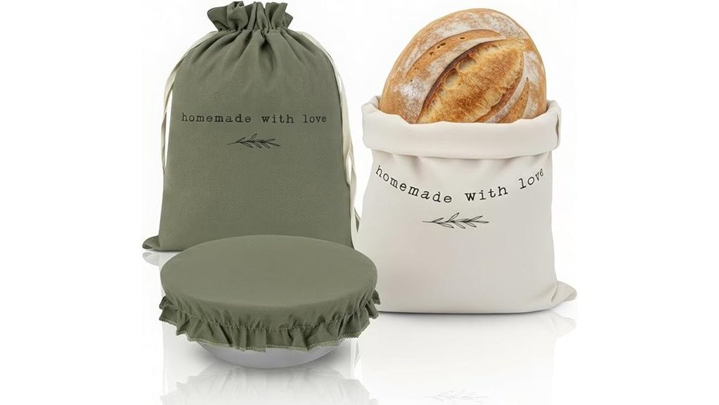kibaga linen bread bag set