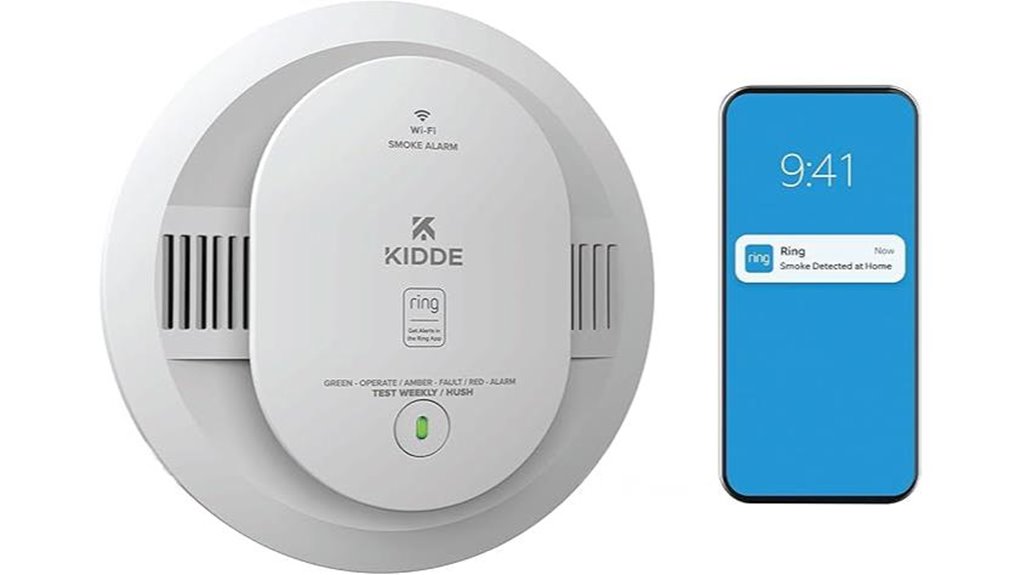 kidde smart smoke detector with ring app