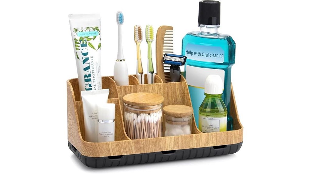 kids bathroom toothbrush organizer