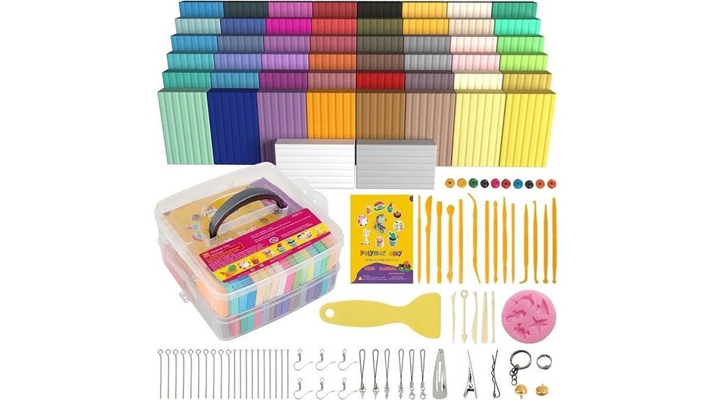kids polymer clay 50 color