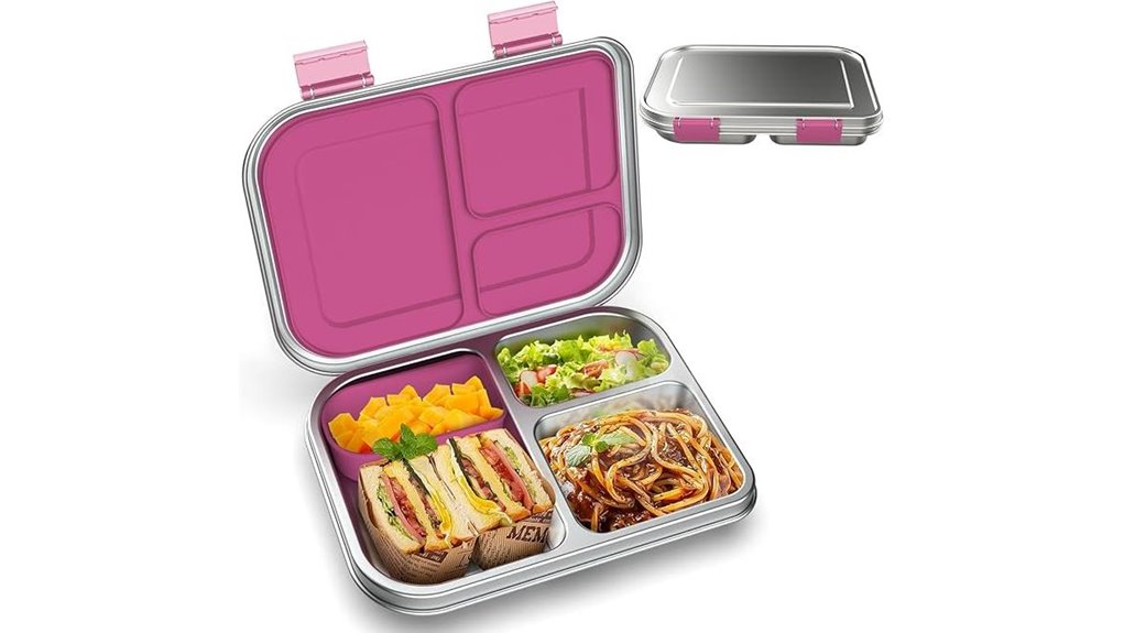kids stainless leakproof bento