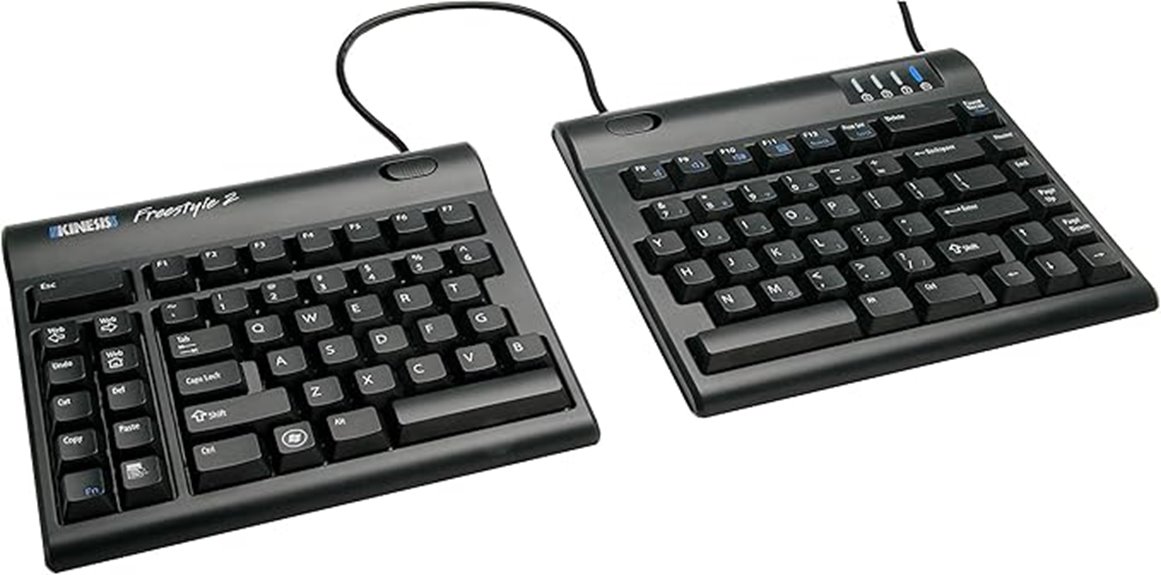 kinesis freestyle2 ergonomic keyboard