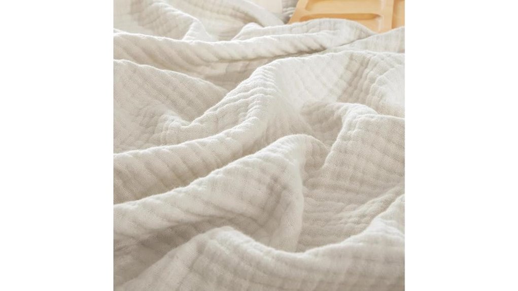 king size four layer cotton blanket