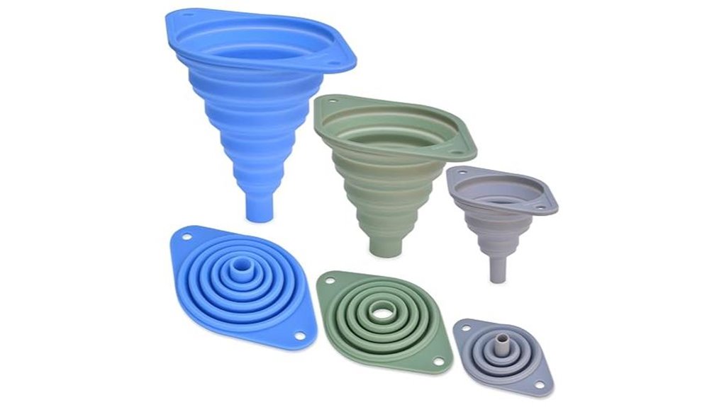 kitchen funnel set for liquids