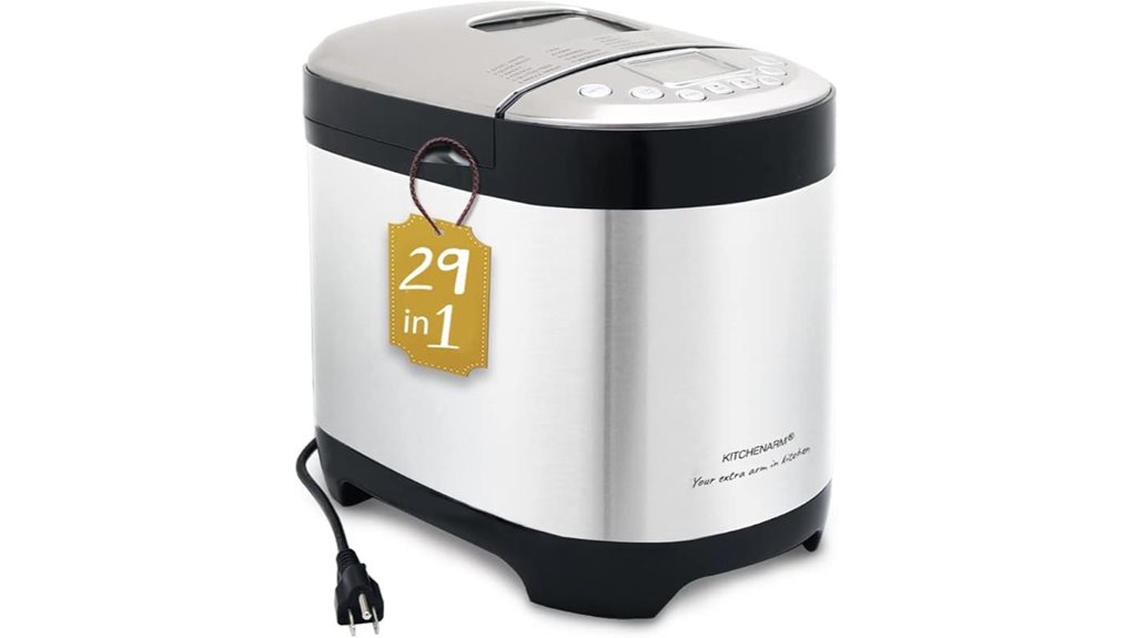 kitchenarm 29 in 1 gluten free breadmaker