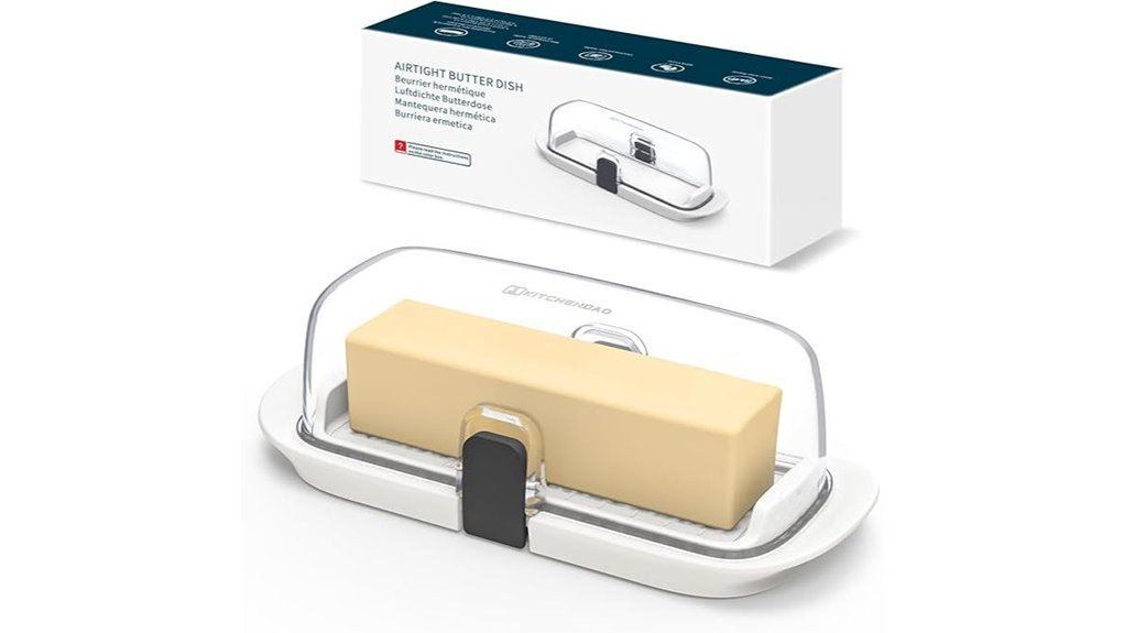 kitchendao one handed butter dish