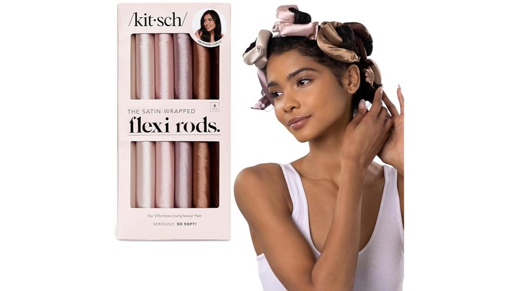 kitsch heatless satin curlers