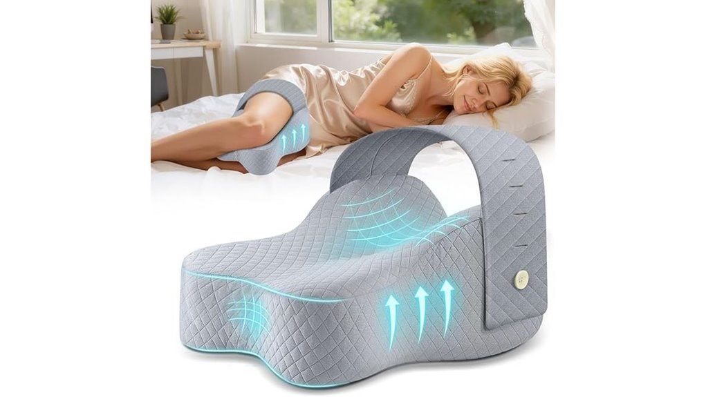 knee pillow with strap