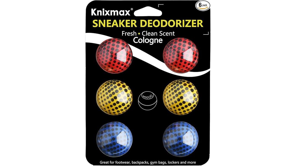 knixmax sneaker deodorizer 6 pack