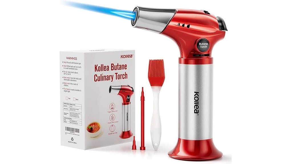 kollea torch with flame adjustment